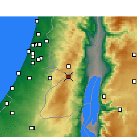 Nearby Forecast Locations - Kudüs - Harita