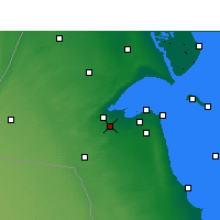 Nearby Forecast Locations - Sulaibiya - Harita