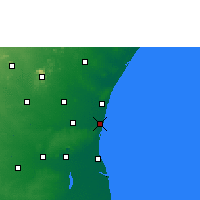Nearby Forecast Locations - Cuddalore - Harita