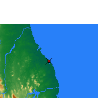 Nearby Forecast Locations - Batticaloa - Harita