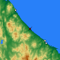 Nearby Forecast Locations - Ōmu - Harita