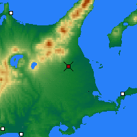 Nearby Forecast Locations - Nakashibetsu - Harita