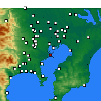 Nearby Forecast Locations - Ōta - Harita