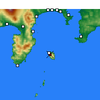 Nearby Forecast Locations - Oshima - Harita