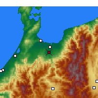 Nearby Forecast Locations - Toyama Havalimanı - Harita