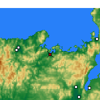 Nearby Forecast Locations - Maizuru - Harita