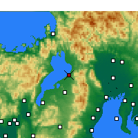 Nearby Forecast Locations - Hikone - Harita