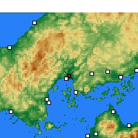 Nearby Forecast Locations - Hiroşima - Harita