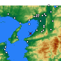 Nearby Forecast Locations - Kansai - Harita