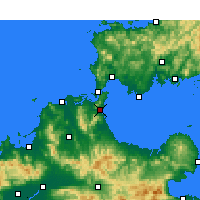 Nearby Forecast Locations - Kitakyuşu - Harita