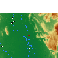 Nearby Forecast Locations - Phitsanulok - Harita