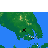 Nearby Forecast Locations - Johore Bharu/Senai - Harita