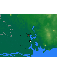 Nearby Forecast Locations - Ho Chi Minh Kenti - Harita