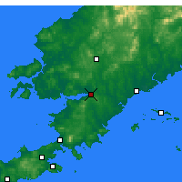 Nearby Forecast Locations - Xinjin/LNN - Harita