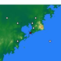 Nearby Forecast Locations - Çingdao - Harita