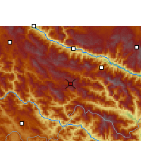 Nearby Forecast Locations - Lüchun - Harita
