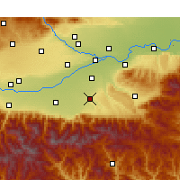 Nearby Forecast Locations - Çang'an - Harita