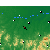 Nearby Forecast Locations - Guangshan - Harita