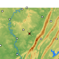 Nearby Forecast Locations - Guang'an - Harita