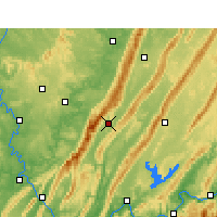 Nearby Forecast Locations - Linshui - Harita