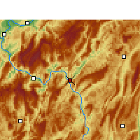 Nearby Forecast Locations - Pengshui - Harita