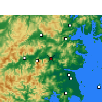 Nearby Forecast Locations - Linhai - Harita