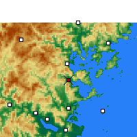 Nearby Forecast Locations - Luoyuan - Harita