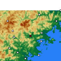 Nearby Forecast Locations - Xianyou - Harita