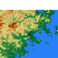 Nearby Forecast Locations - Putian - Harita