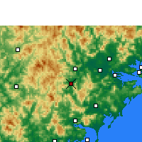 Nearby Forecast Locations - Pinghe - Harita