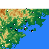 Nearby Forecast Locations - Xiamen - Harita