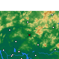 Nearby Forecast Locations - Conghua Bölgesi - Harita