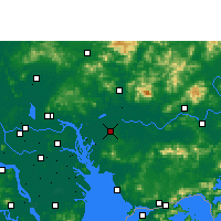 Nearby Forecast Locations - Dongguan - Harita