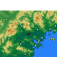 Nearby Forecast Locations - Jieyang - Harita