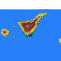 Nearby Forecast Locations - Tenerife/South - Harita