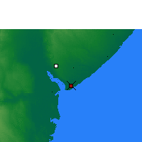 Nearby Forecast Locations - Beira - Harita