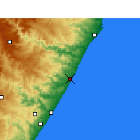 Nearby Forecast Locations - Sezela - Harita