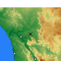 Nearby Forecast Locations - Vanrhynsdorp - Harita