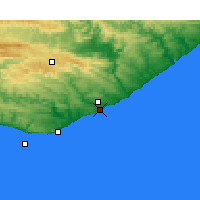 Nearby Forecast Locations - Port Alfred - Harita