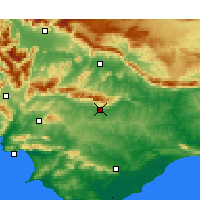 Nearby Forecast Locations - Riviersonderend - Harita