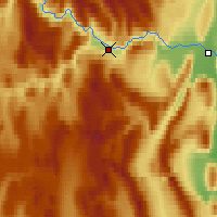 Nearby Forecast Locations - Deadman Valley - Harita