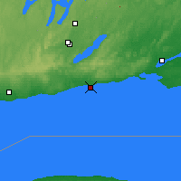 Nearby Forecast Locations - Cobourg - Harita