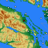 Nearby Forecast Locations - Baie-Comeau - Harita