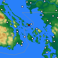 Nearby Forecast Locations - Saturna/capmon Cs - Harita