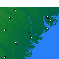 Nearby Forecast Locations - Savannah - Harita