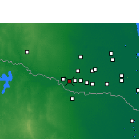 Nearby Forecast Locations - McAllen - Harita