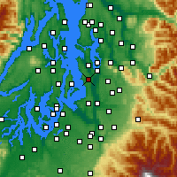 Nearby Forecast Locations - Seattle - Harita