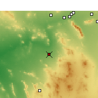 Nearby Forecast Locations - Gila Bend - Harita