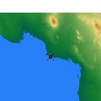 Nearby Forecast Locations - Puerto Peñasco - Harita