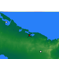 Nearby Forecast Locations - Puerto Padre - Harita